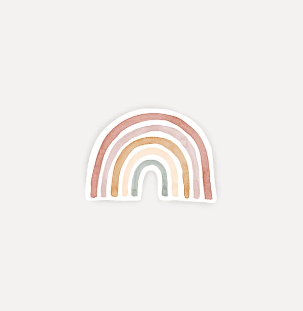 Aufkleber / Regenbogen