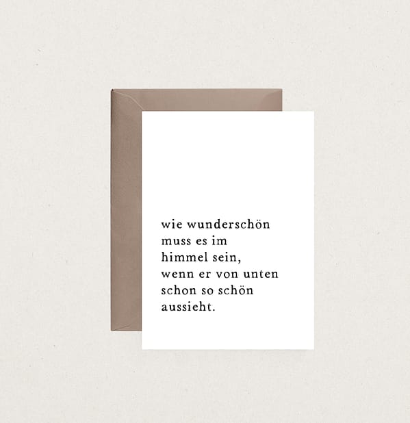 KLAPPKARTEN / Himmel