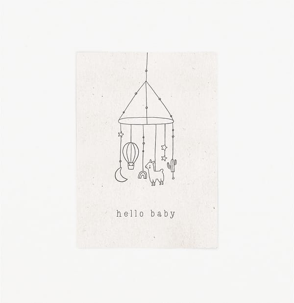 Postkarte / Baby Mobile