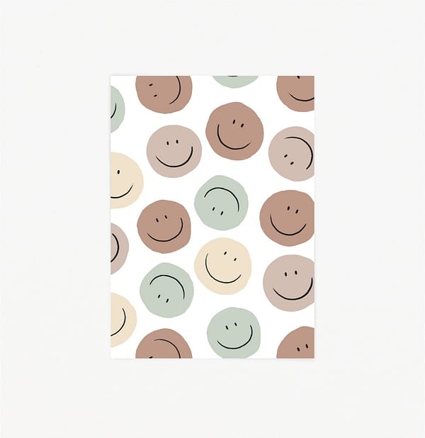 Postkarte / Smiley